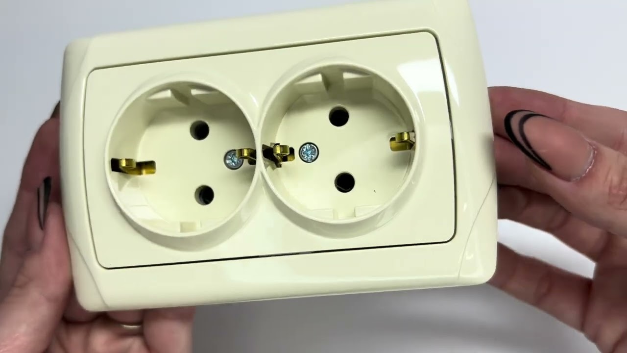 Розетка двойная с/з VIKO Carmen крем 90562056