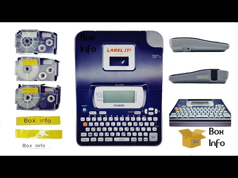 Casio Label printer KL-820-W (working)