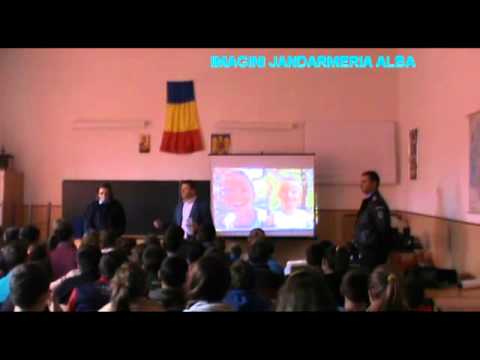 Jandarmeria Alba: Informare elevi Săsciori - partea 1