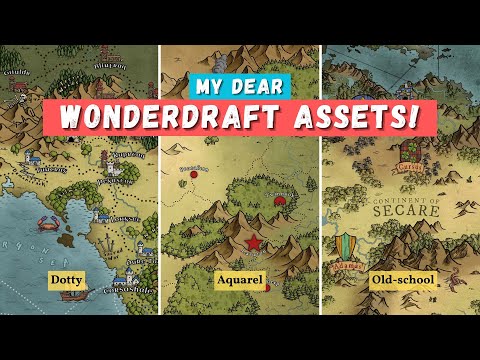 Wonderdraft Assets to Upgrade Your Maps! - Possibly the Best!