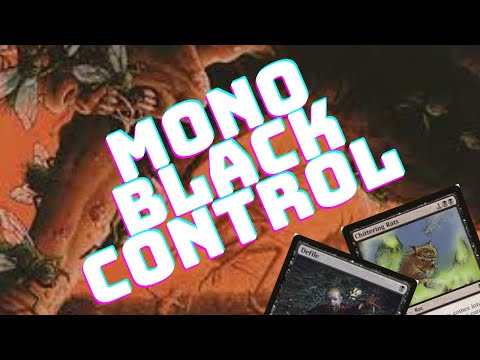Mono black control | former pillar of the format | pauper league | MTGO
