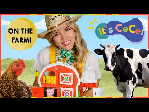 🐮 Hier ist CeCe! Auf dem Bauernhof | Old McDonald Mitsing-Video | Lernvideo für Kleinkinder | Spr...