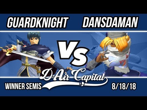 D-Air Capital 8 - GuardKnight (Marth) Vs. dansdaman (Sheik) - Winners Semis
