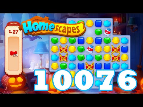 Homescapes Level 10076 HD 3 - match puzzle game | Gameplay Walkthrough | android | GameGo Game | IOS