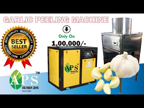Automatic Dry Garlic Peeling Machine