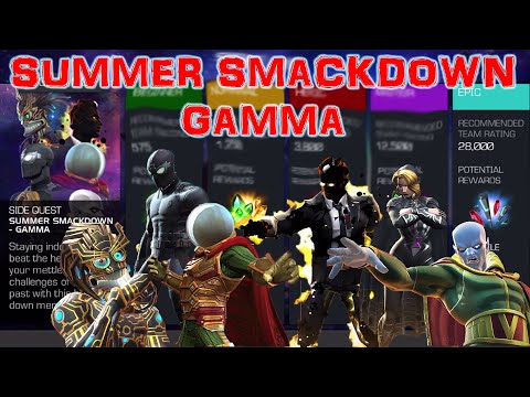 MCOC: BOSS RUSH SUMMER SMACKDOWN - GAMMA | CLAIRE VOYANT IS INVINCIBLE!