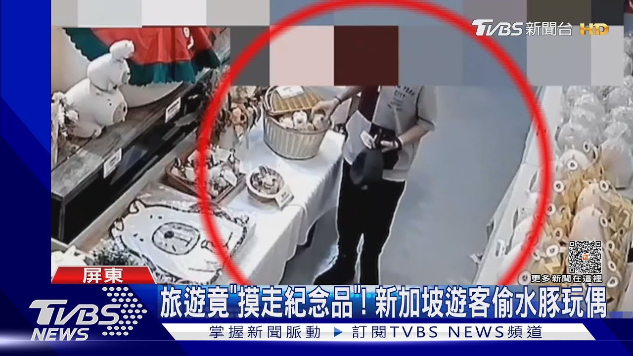 旅遊竟「摸走紀念品」! 新加坡遊客偷水豚玩偶