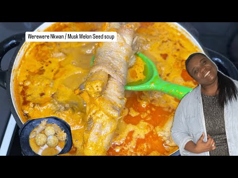Werewere Nkwan | Musk - Melon Seed Soup | Recipe | Step By Step | Lovystouch