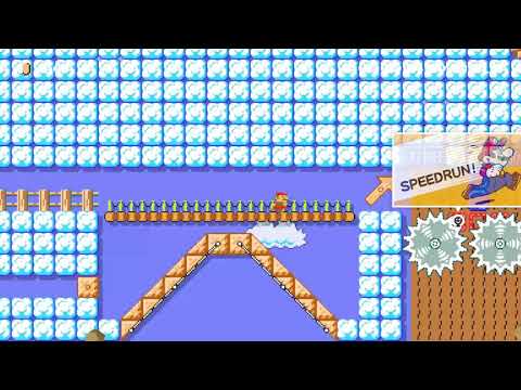 Celestial Sprint Speedrun (Mario Maker 2 Level)