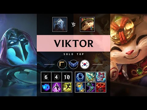 Viktor Top vs Teemo - KR Diamond Patch 25.15