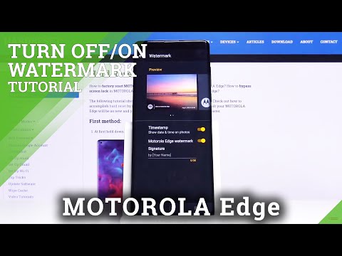 How to Disable Camera Watermark in Motorola Edge – Turn Off Camera Watermark Feature