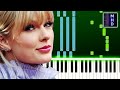 Taylor Swift - the last great american dynasty (Piano Tutorial Easy) @pianobymhd