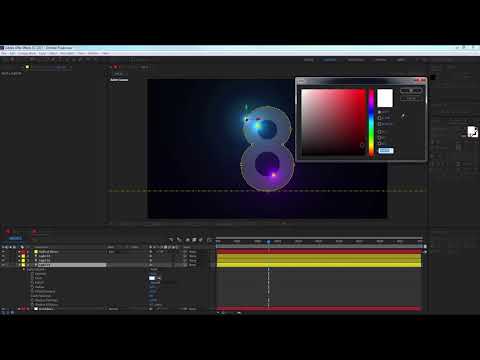 After Effects Tutorial | "Move Lights along a path"