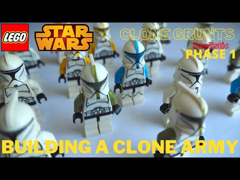 Building a HUGE Phase One Realistic Clone Grunt Army?!! + update on Clone Gunner and Animated Grunts