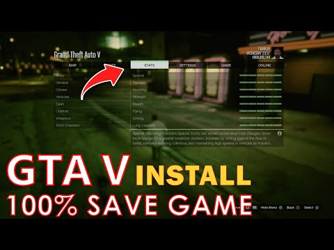 How To Install 100% Save Game in GTA 5 On PS4 11.00 And Lower