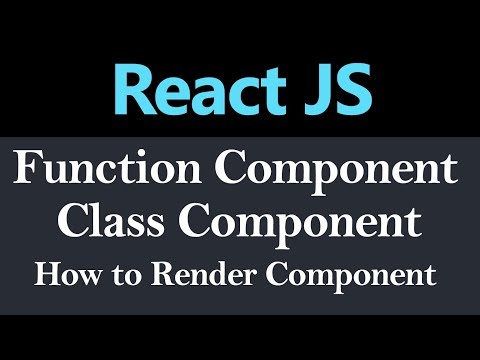 Function Component and Class Component in React JS Hindi