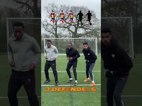 How Many Defenders to Stop Me Scoring?⚽️😳
