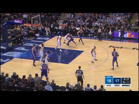 Kevin Durant & Kristaps Porzingis Using Pindown Screens