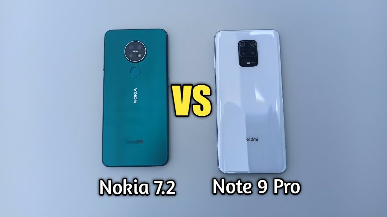 NOKIA 7.2 VS REDMI NOTE 9 PRO - SPEED TEST!!
