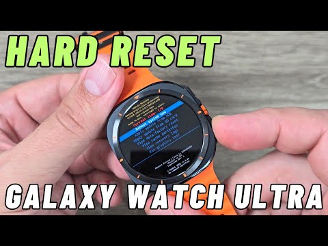 How to HARD RESET Samsung Galaxy Watch 7 Ultra