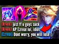 Enemy Riven was trash talking all game... so I had to shut her up with AP Ezreal