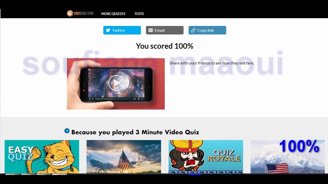 3Minute Video Quiz Answers 100%