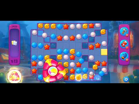 Fishdom Super Hard Level 2459 (with Double Super Lightning) @choraelmin