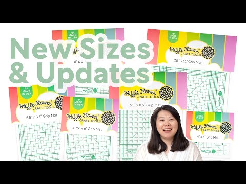 Waffle Flower Grip Mat 2024 - New Sizes & Updates