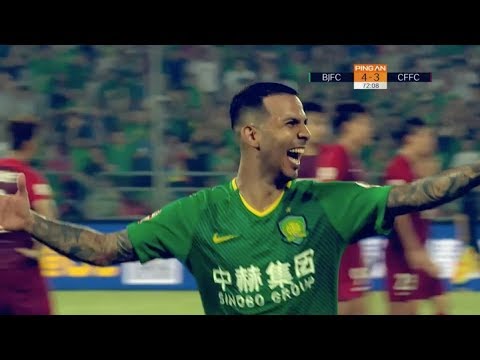 Golazo de falta de Jonathan Viera con su nuevo equipo Beijing Guoan | Liga China | 2018
