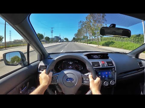 2020 Subaru WRX Series White 6-Speed Manual POV Test Drive (3D Audio)(ASMR)