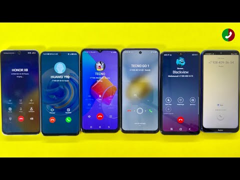 Honor X8 calling HUAWEI Y90, TECNO POP calling TECNO GO, BlackView Calling Redmi Note 8T 