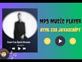 8. MP3 Müzik Uygulaması  (MP3 Music Player)|| HTML,CSS,JS || Orta Seviyeli 10 JavaScript Uygulaması