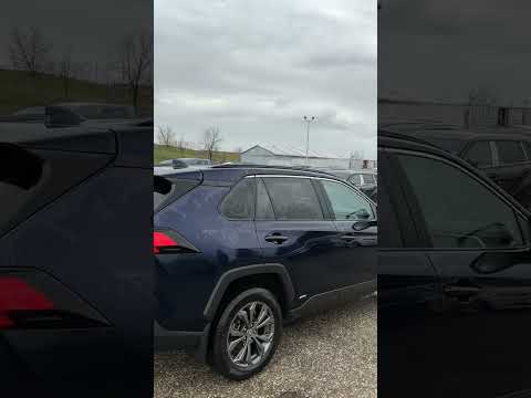 2025 Toyota RAV4 Hybrid XLE AWD in Blue for sale at Forbes Waterloo Toyota in Waterloo, ON