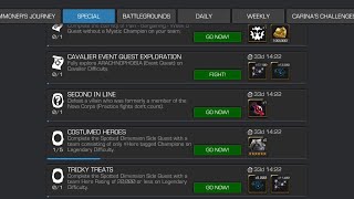 mcoc second in line objective target