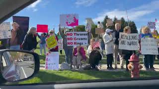 'No Kings' protest against Trump begins in Tolland