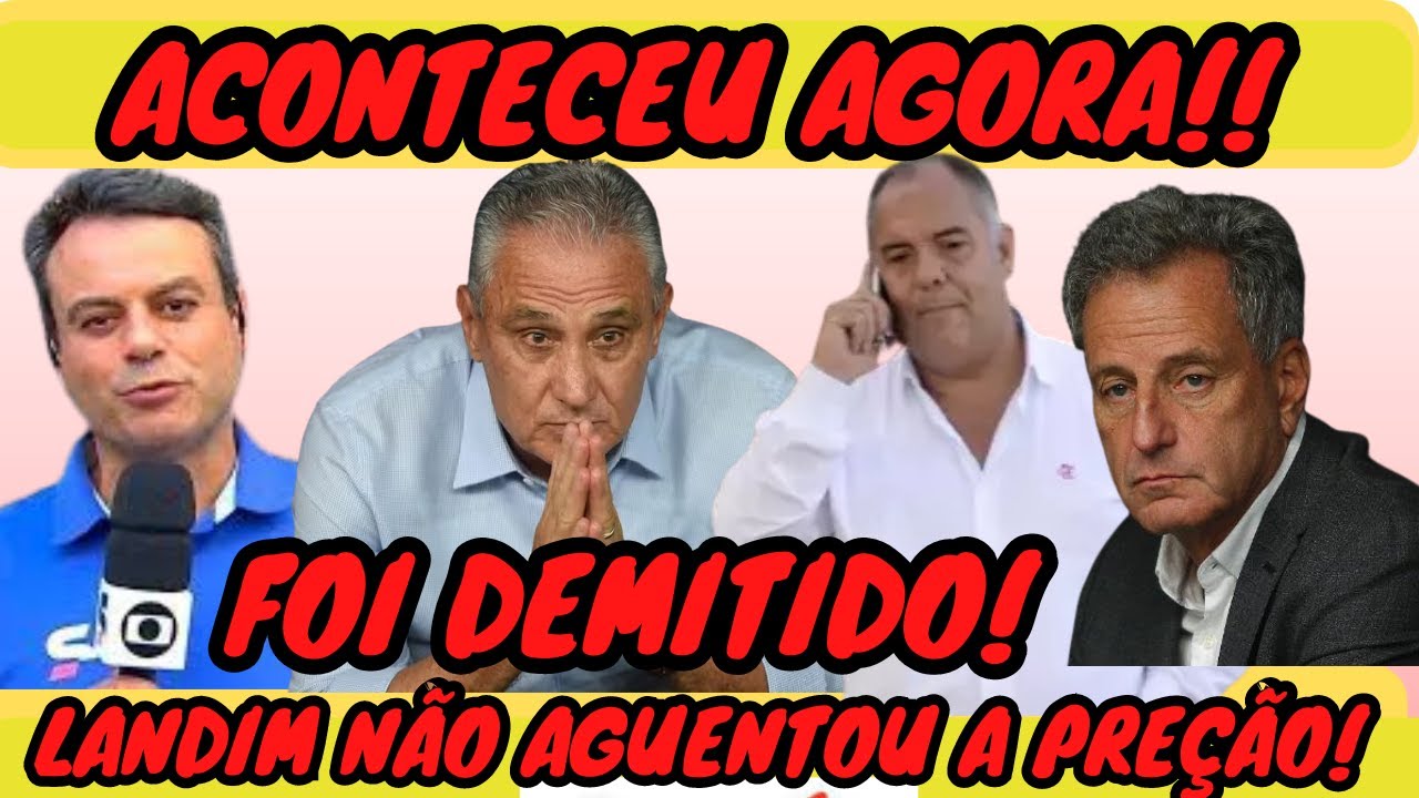 VIXE! BOMBA NO FLAMENGO, DEMISSÃO DE TITE VAZOU, JOGO DO FLAMENGO, NOTICIAS DO FLAMENGO HOJE