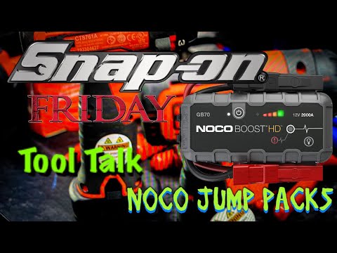 NOCO GB70 Boost 12V 2000A Jump Starter starteris su integruota 12V/USB baterija video