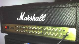 Video thumbnail for Marshall JVM410 high gain metal clip (HQ) Mustaine Cab by Lasse Lammert