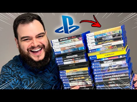Minha COLEÇÃO de jogos de PS5 e PS4! - Sidão Do Game
