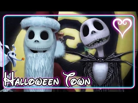 Kingdom Hearts 2 All Cutscenes | Full Movie | Nightmare Before Christmas ~ Halloween Town