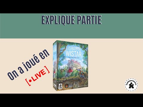 EXPLIQUE PARTIE du jeu LES RATS DE WISTAR