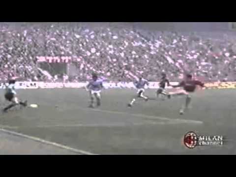 Serie A 1990-1991, day 21 Milan - Lazio 3-1 (Van Basten, Gullit, Massaro, Troglio)