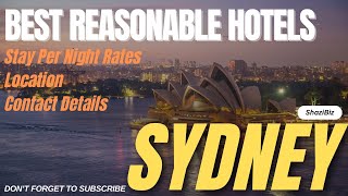 Reasonable Hotels in Sydney | Australia Hotels | Cheapest Hotels in Sydney - Aus