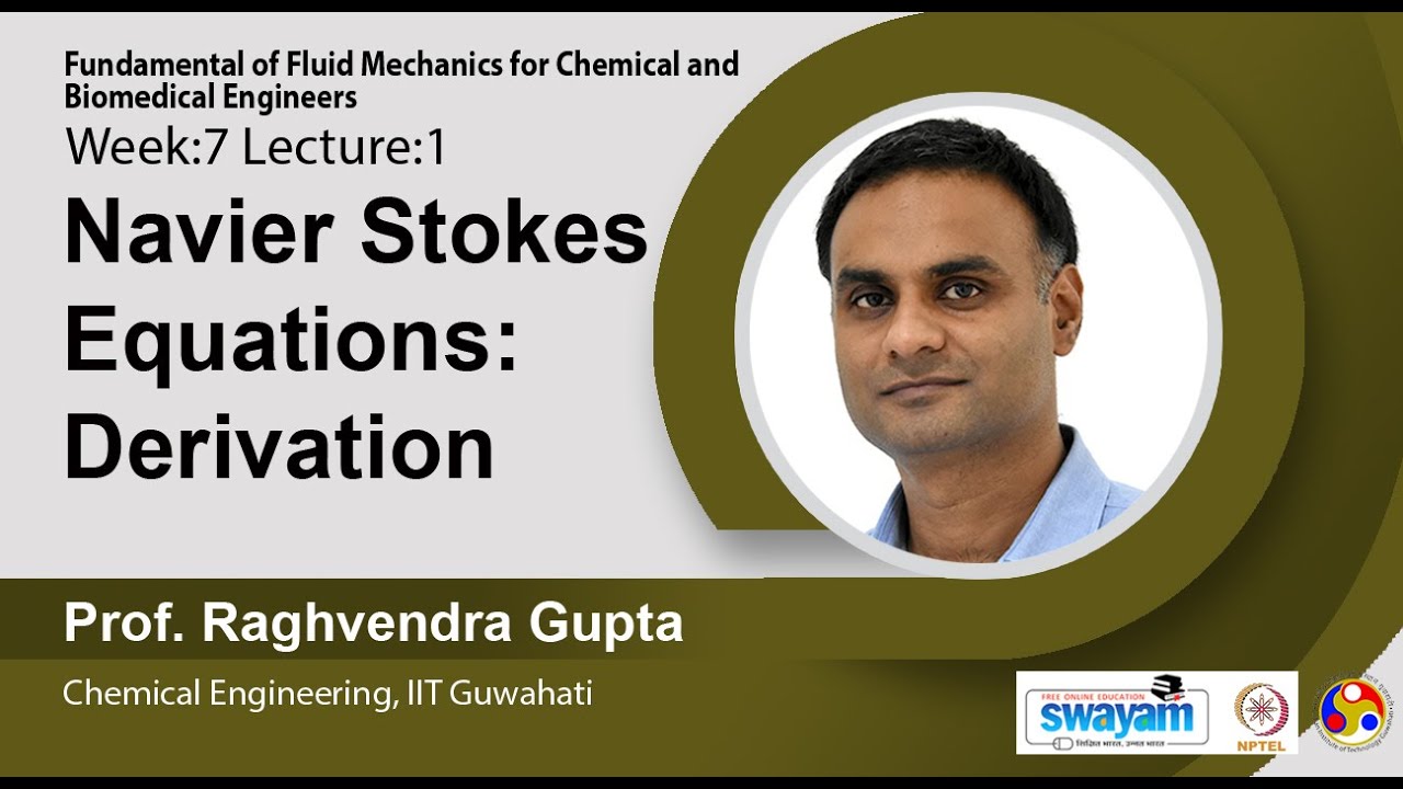 Lec 24 : Navier Stokes Equations: Derivation
