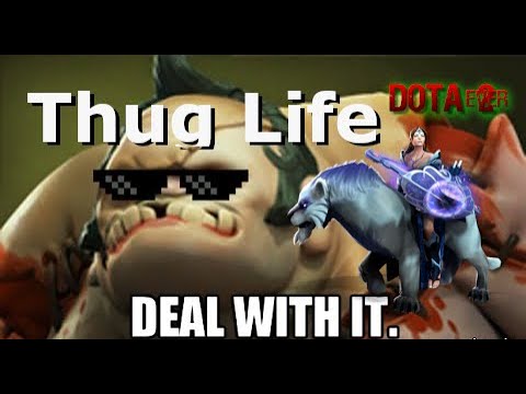 Dota 2: Pudge vs Mirana - Thug Life
