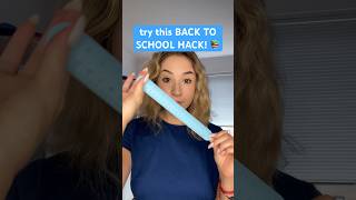 try this BACK TO SCHOOL HACK! 📚 #shorts #backtoschool #lifehacks