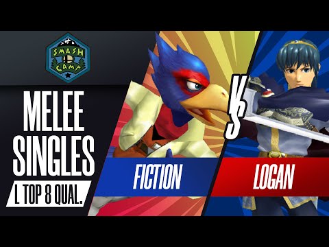 Fiction vs. Logan - Melee Singles Losers Top 8 Qualifier - Smash Camp 2022