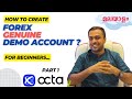 How To Create Genuine Forex Demo Account Malayalam Octafx Fxtm Exness Forexmarket Mt4