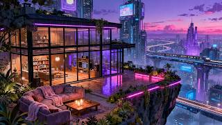 After Rain Apartment 🌧️🏙️ Cozy Lofi Music for Study, Work & Relax 💜
