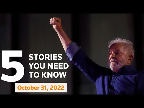 2022年10月31日：烏克蘭運糧船、盧拉、梨泰院萬聖節擠兌、印度大橋坍塌、特朗普 (October 31, 2022: Ukraine grain ships, Lula, Itaewon Halloween crush, India bridge collapse, Trump)